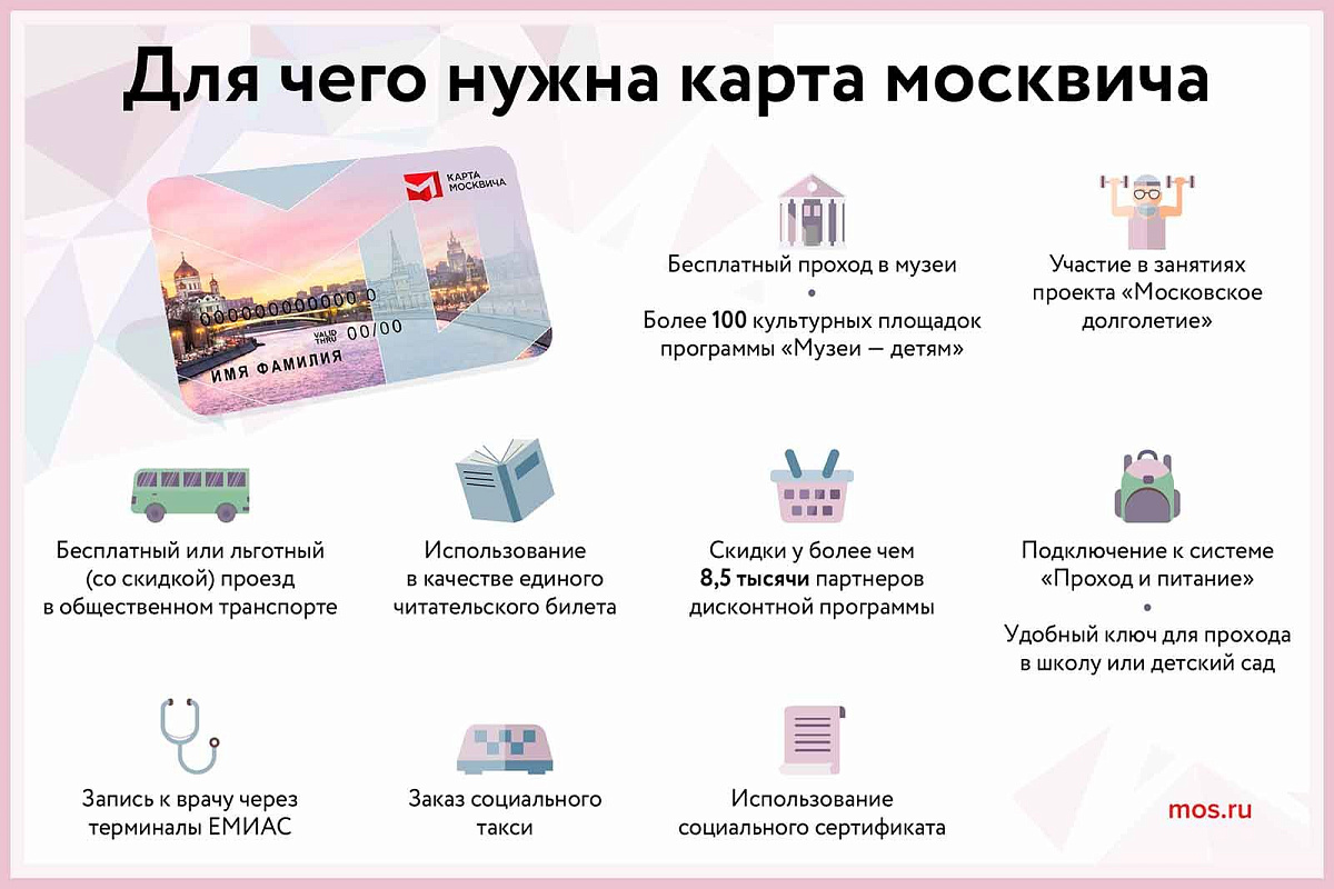 Как выгодно использовать карту москвича